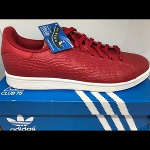 New Men’s Stan Smith Adidas Originals 11.5 Red